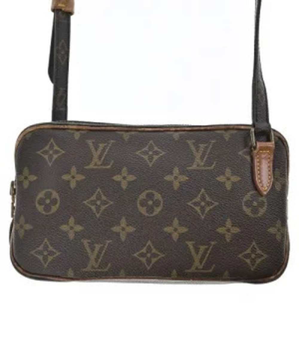 Louis Vuitton Shoulder Bag Brown Beige Cream All over